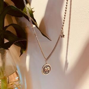 🐘 Silver plated elephant necklace